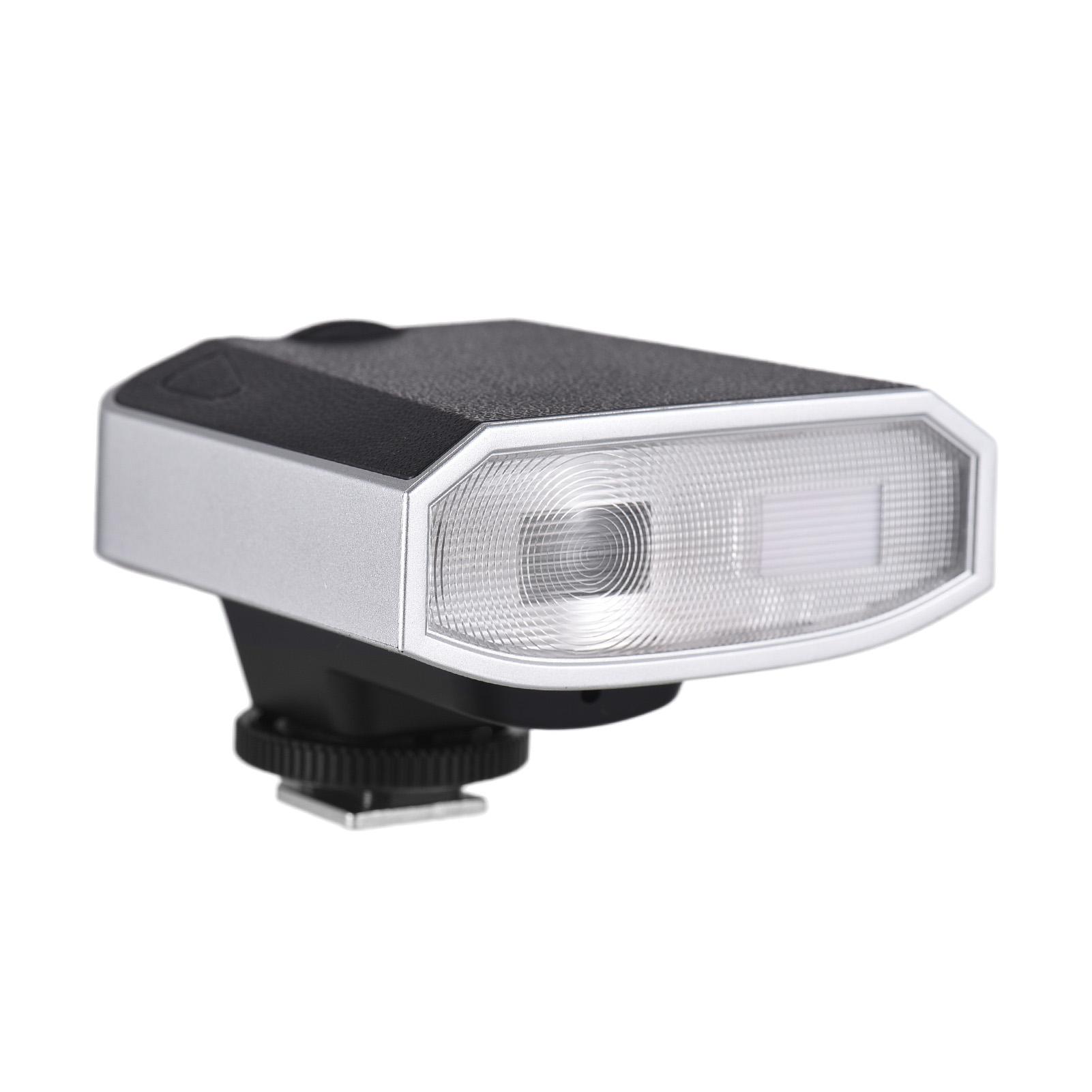 Universal Mini Kamera Blitz GN15 Auf-kamera Blitzlicht 6000K Speedlite 6-Level Helligkeit Manuell/ schwarz