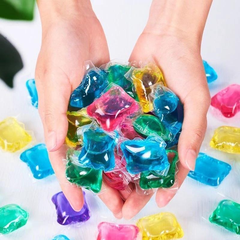 10/20/30PCS Leistungsstarke Wäsche Ball Perlen Tragbare Flecken Film Gel Kapseln Reise Waschen Flüssigkeit Haushalt Cleanning waschmittel 8 aufträge 20 Pcs 3 g