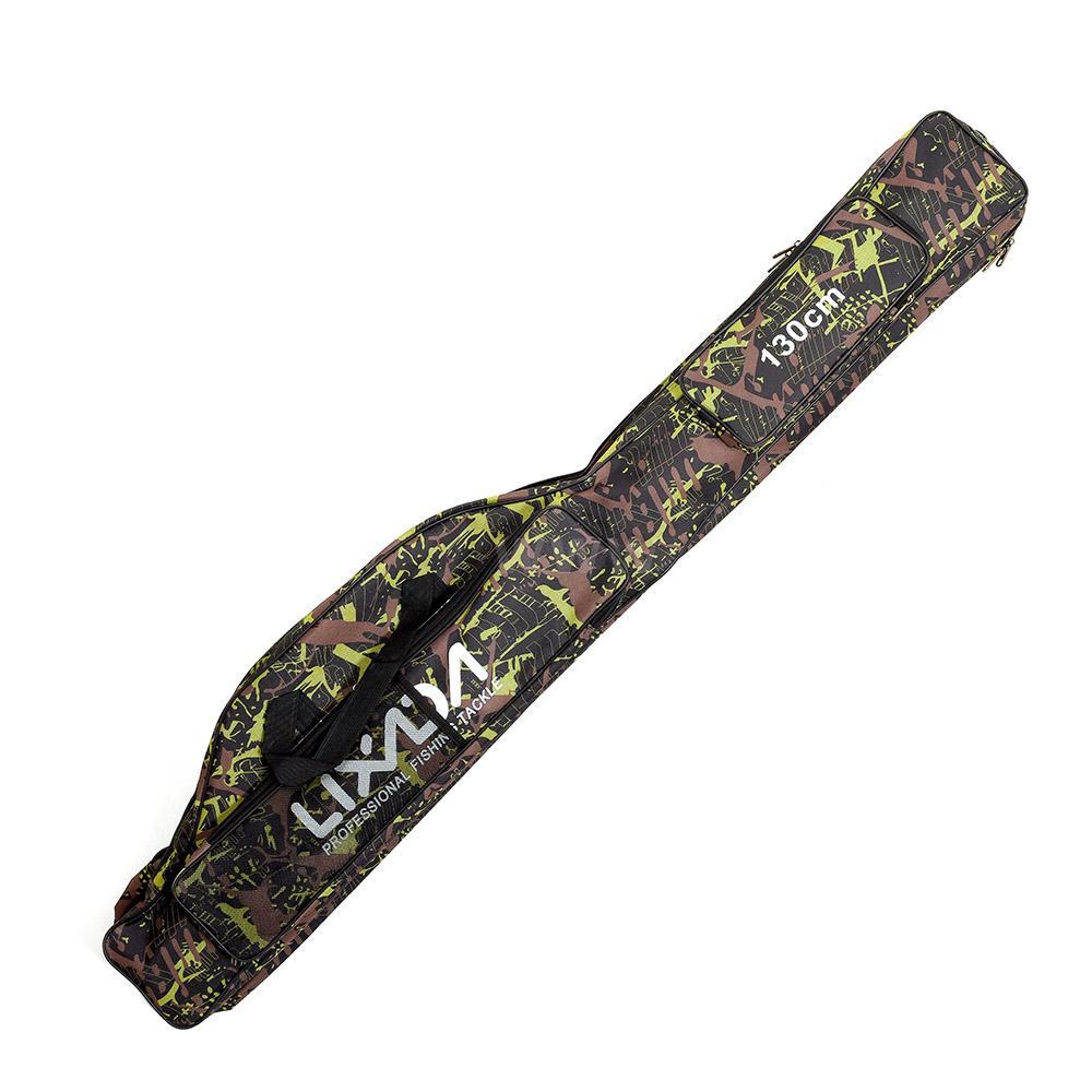 Lixada Angeltasche, Angelrutenträger, Oxford-Gewebe, Aufbewahrungstasche für Angelruten, Werkzeuge, Angelausrüstung, Organizer 150cm