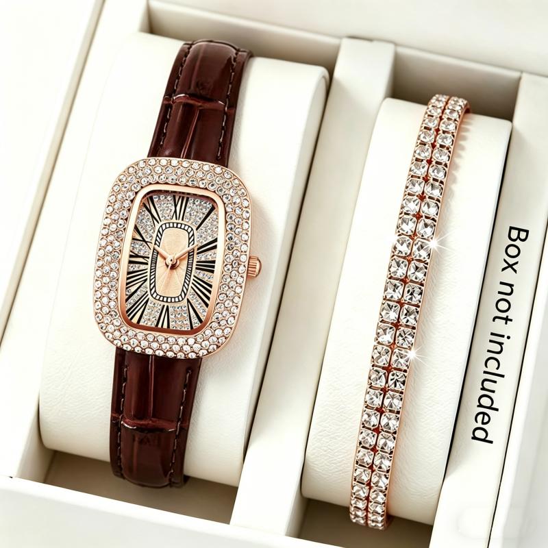 Top Diamant Damenuhren Mode Damen Luxus Quarzuhren Mädchen beste Geschenke Armbanduhren