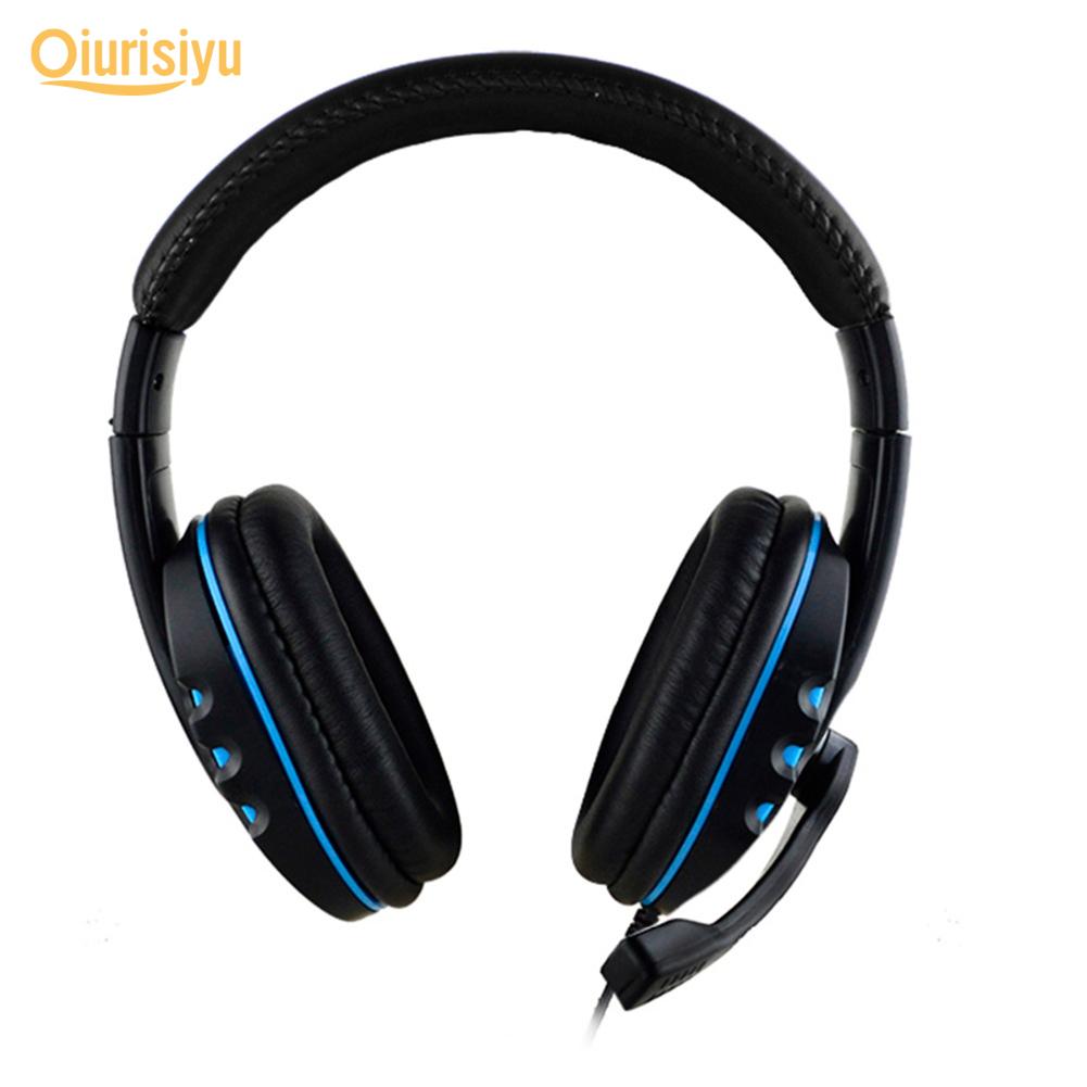3,5 mm kabelgebundener Gaming-Headset-Kopfhörer, HD-Mikrofon-Kopfhörer blau/schwarz