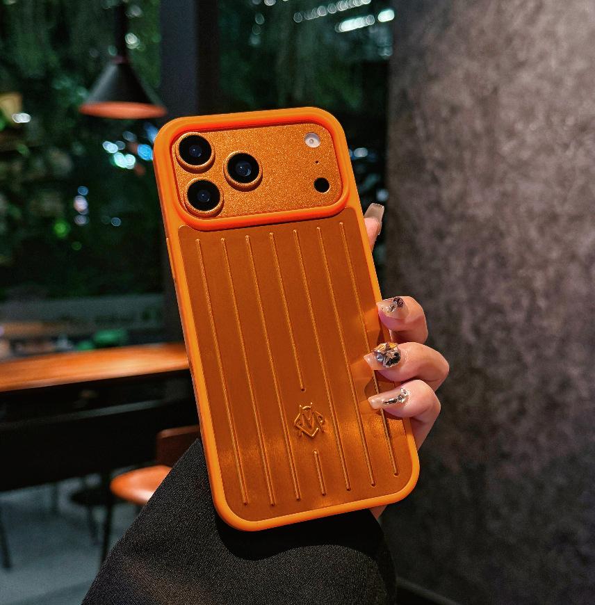 RIMOWA Aluminium-Magnesium Koffer Handyhülle für iPhone 17 Pro/Pro Max 17 Pro Max (Bagged) orange