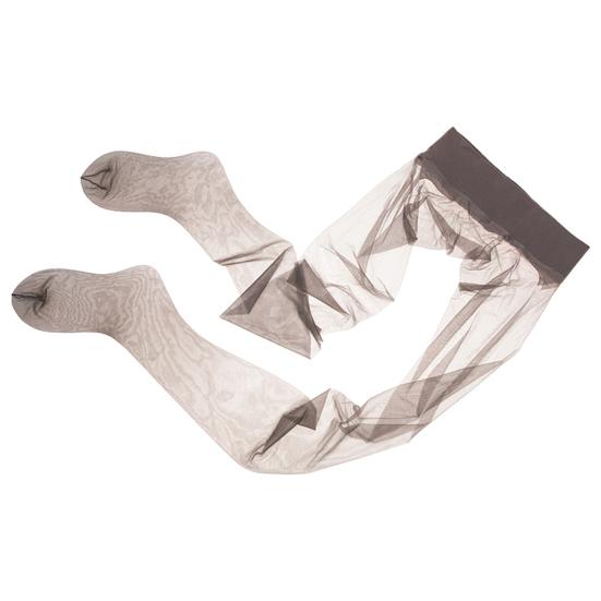 Strumpfhosen Transparente Strümpfe Damen Nahtlose Strumpfhosen Ultradünne Nylonstrumpfhosen Einfarbig Glatte Strümpfe mit niedriger Taille für Damen grau