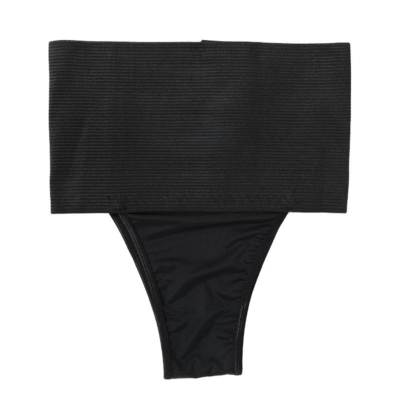 Taillenmieder, Hüftgürtel, Shaper, Tanga für Frauen, Bauchkontrolle, Panty, Schlankerer Body Shaper M schwarz