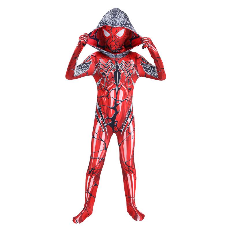 Unisex Halloween Superheld Tier Cosplay Kostüme Atmungsaktiv Sicher Kinder Party Verkleidungen für Jungen Mädchen Kleinkinder 160