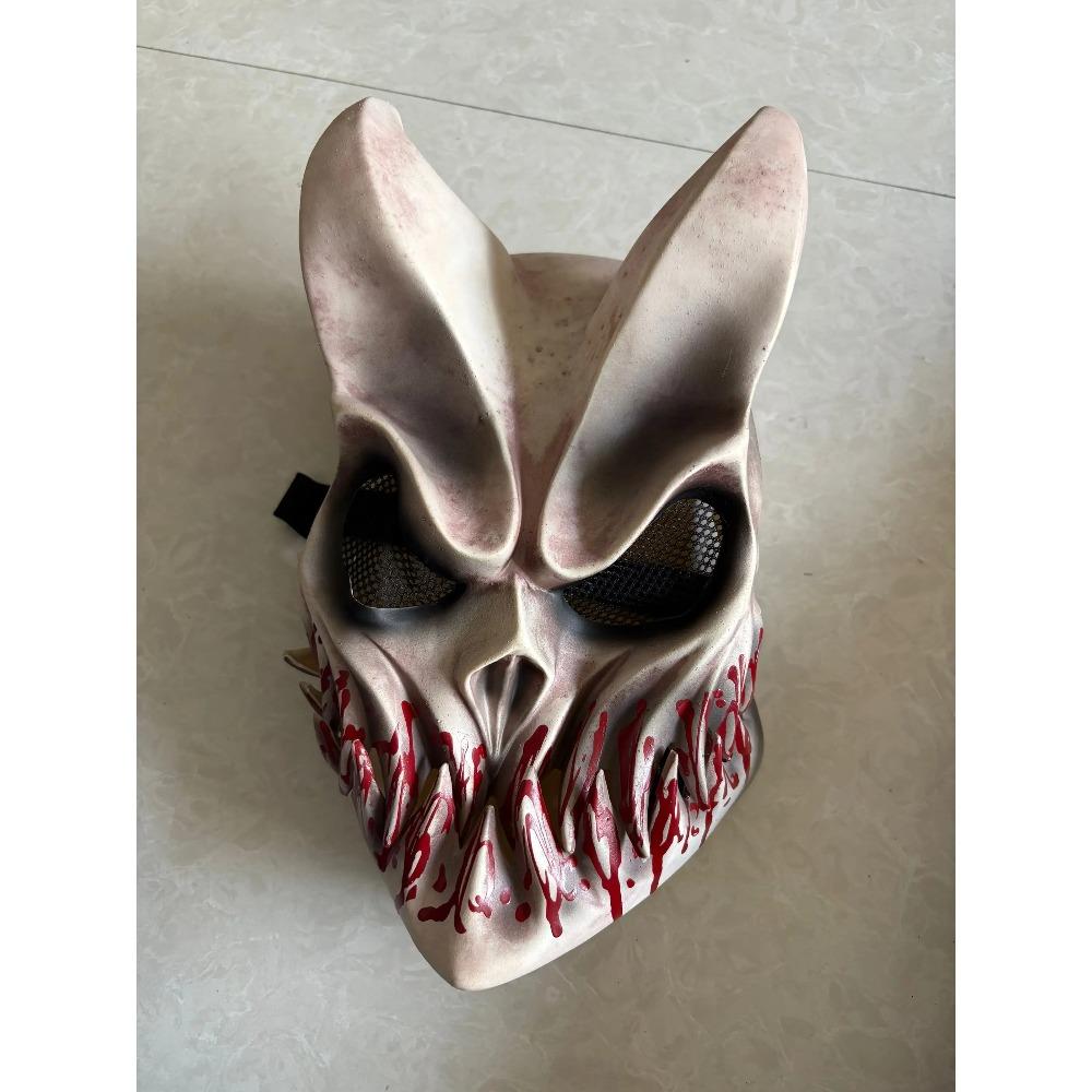 Neue Slaughter To Prevail Maske Latex Alex Schreckliche Maske Horror Teufel Cosplay Halloween Party Requisiten Maskenball Kind der Finsternis Maske bunt