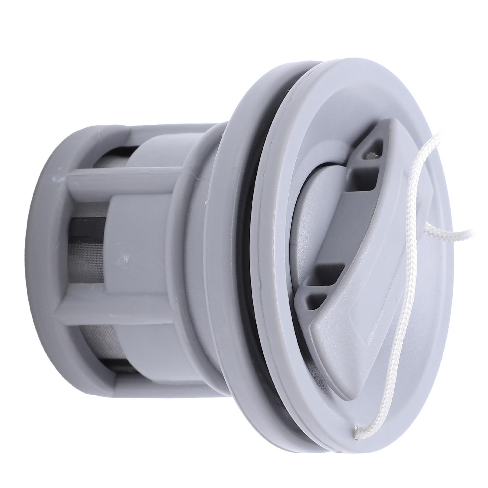 Boot Luftventil Leichtes Gasventil Ersatz für Schlauchboot Kajakfahren Gummiboote Grau