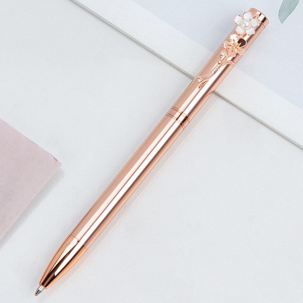 1 Stück Perlenblume Hochzeit Metallstift Büro Schulbedarf Schreibwaren Geschenk One size