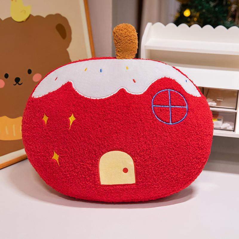 23/38cm Cartoon Verkauf Weihnachten Lebkuchen Plüschpuppe Weihnachtsbaum Apfel Keks Plätzchen Plüschtier Heimdeko Geschenk Für Kinder about 38cm L