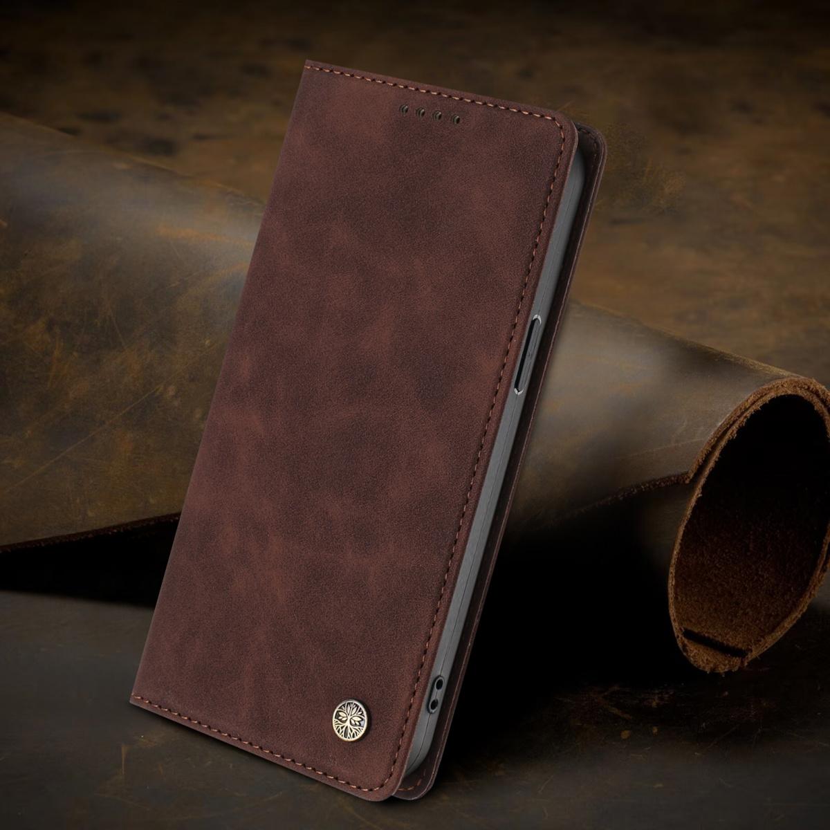 Hülle Für Poco M7 4G Leder Flip Wallet Magnetische Handyhülle für Xiaomi Poco M7 M6 M5 M4 M3 Pro M5S M6 Plus Handyhülle For Poco M3