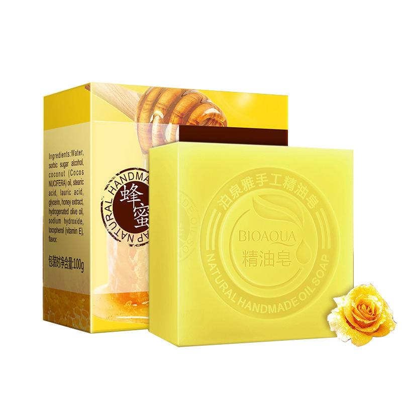 BIOAQUA Bambuskohle-Seife, Matcha-Seife, Lavendel, reinigende ätherische Ölseife, Schönheit, Haut, handgemachte Seife, Kosmetik Jasmine