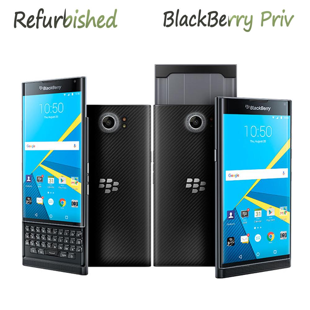 Generalüberholtes Blackberry Priv 4G Android 3GB RAM 32GB ROM 18MP 5,4  Mobiltelefon Handy mit 1 SIM PRIV-4 No charger