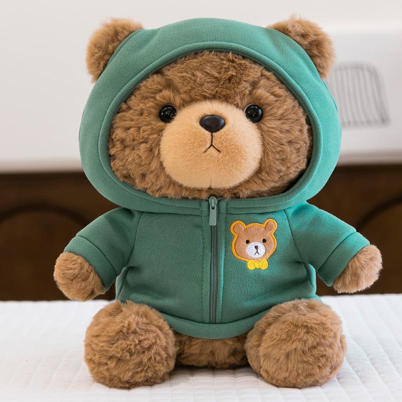 Niedlicher Pullover Bär Pullover Teddybär Umarmungsbär Puppe Plüschtier Kinder Feiertag Geburtstagsgeschenk 25cm0.24kg
