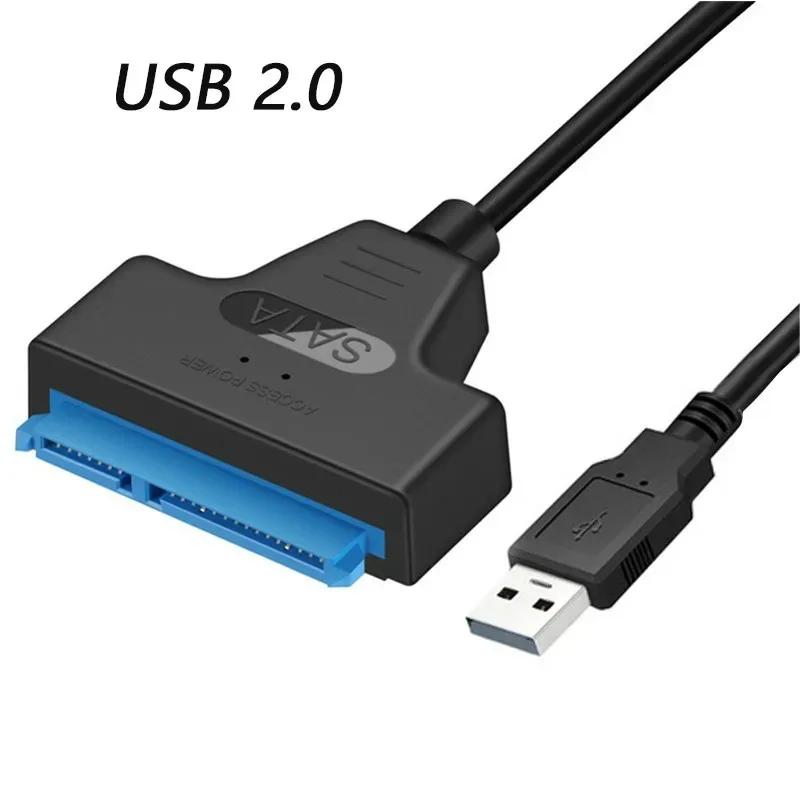 SATA zu USB 3.0 Typ-C Kabel Bis zu 6 Gbit/s für 2,5 Zoll Externe HDD SSD Festplatte SATA 3 22-Pin Datenübertragungsadapter