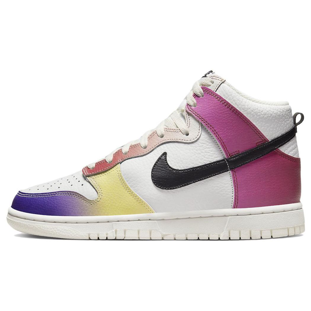 Nike Dunk High Multi-Color Gradient Damen Sneaker Summit-White Team-Red Gym-Red FD0802-100 36.5