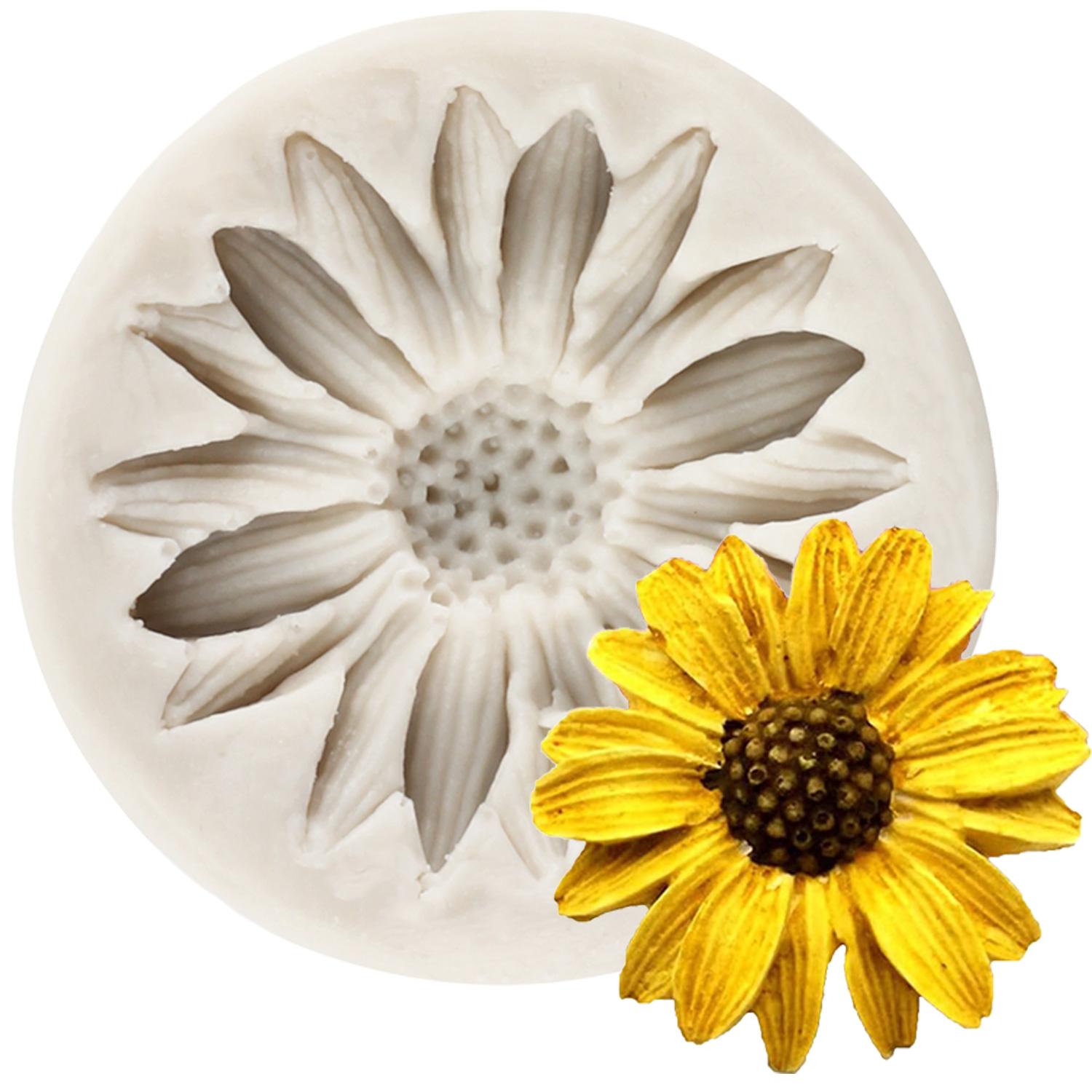 Chrysantheme Gänseblümchen Silikonform Blumen Fondant Formen Kuchen Dekorieren Werkzeuge DIY Cupcake Topper Schokolade Süßigkeiten Tonform