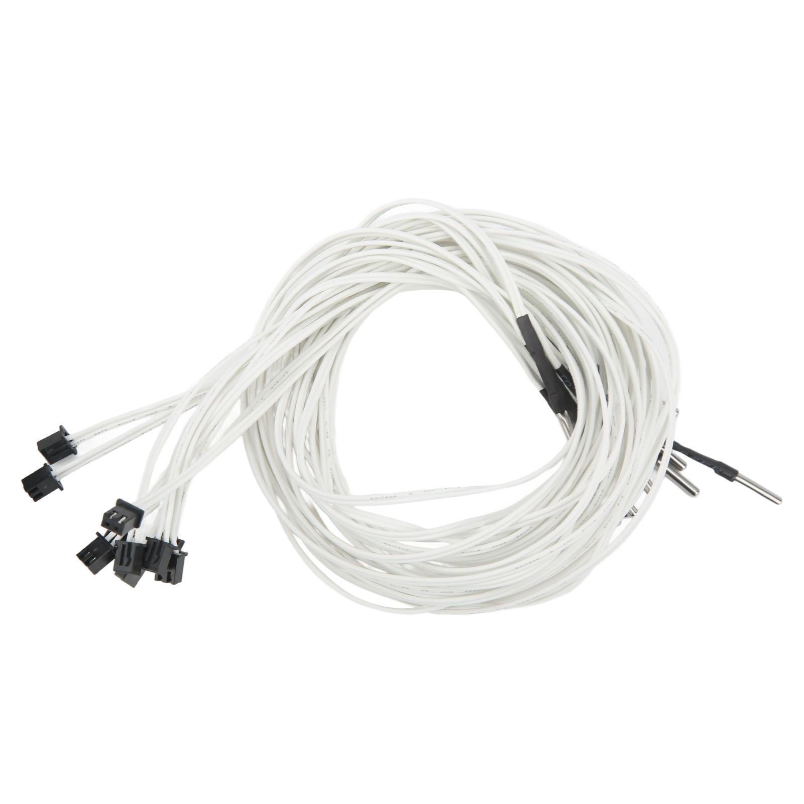 10 Stück Thermistorsensor V2 Upgrade 3950 XH2.54 2 Pin für Ender 3 5 Pro CR6 CR10 3D-Drucker