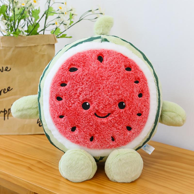 Wassermelonen-Kissen für Sofa, bequemes Kissen, Mittagspausen-Schlafkissen, niedliches kreatives Plüschtier 60cm1.15kg