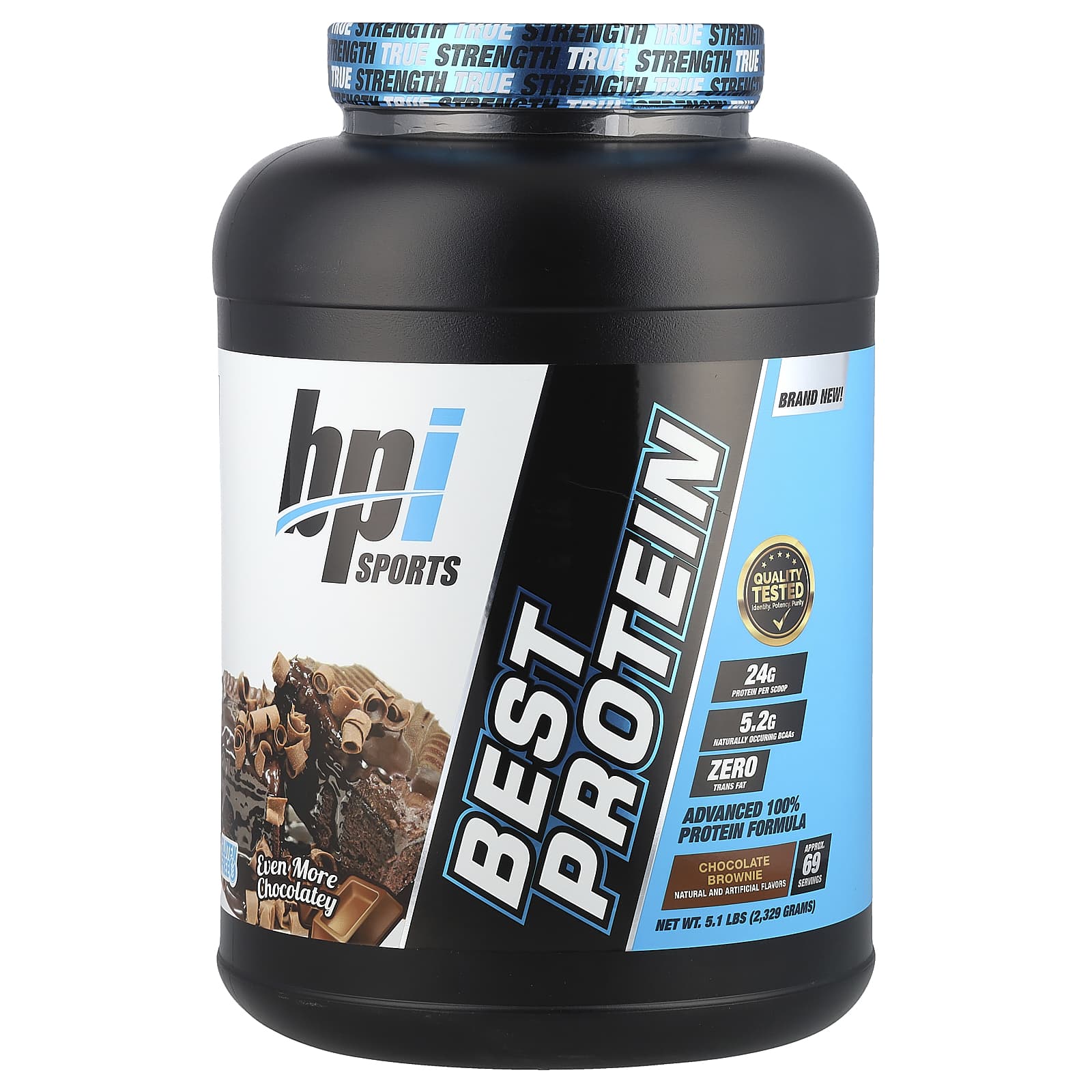 Bestes Protein, Fortschrittliche 100% Proteinformel, Schokoladen-Brownie, 2.329G (5.1Lbs)