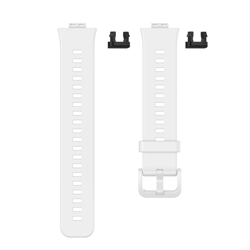 Silikon-Armband für Huawei Watch Fit Smart Watch Band Ersatzarmband für Huawei Watch Fit Armband weiß