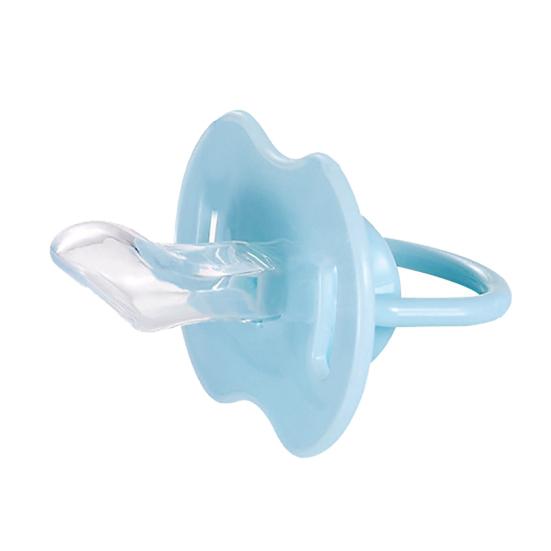 Kleinkind Baby Sicherheit Silikon Schnuller Schnuller Zahnen Schnuller Schlaf Daumen Nippel Thumb* blau