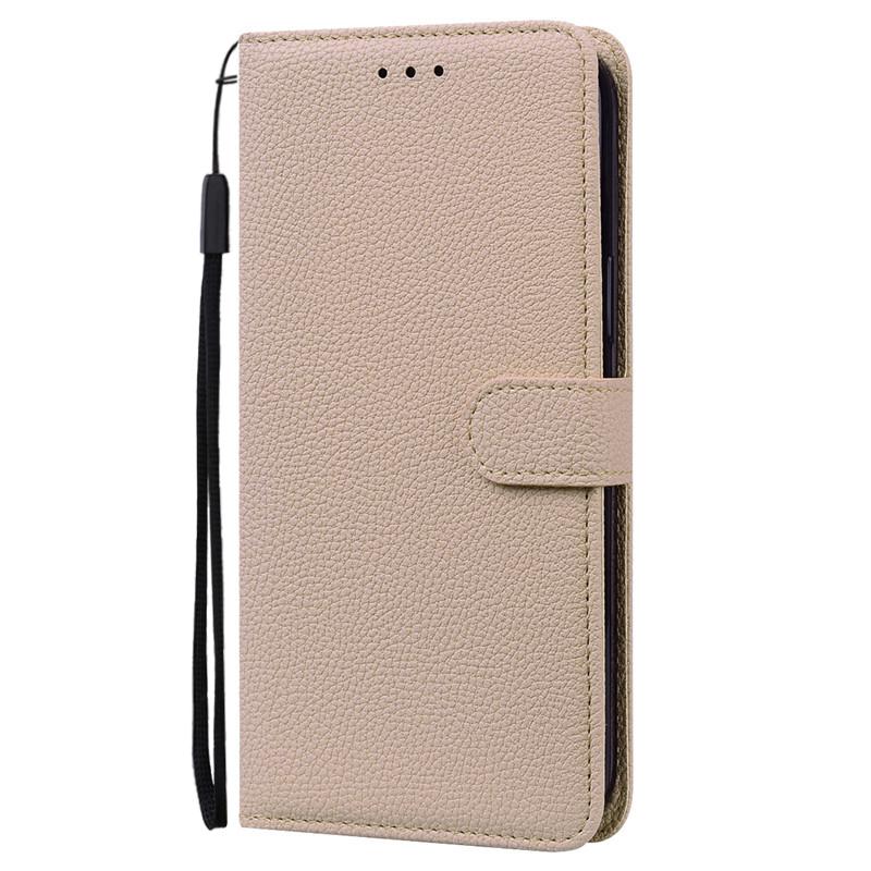 A22 Hülle für Samsung Galaxy A22 Hülle A225F Leder Flip Wallet Hülle für Samsung A22 5G Hülle A226B Weiche TPU Abdeckung Coque Fundas A22 4G SM-A225F beige