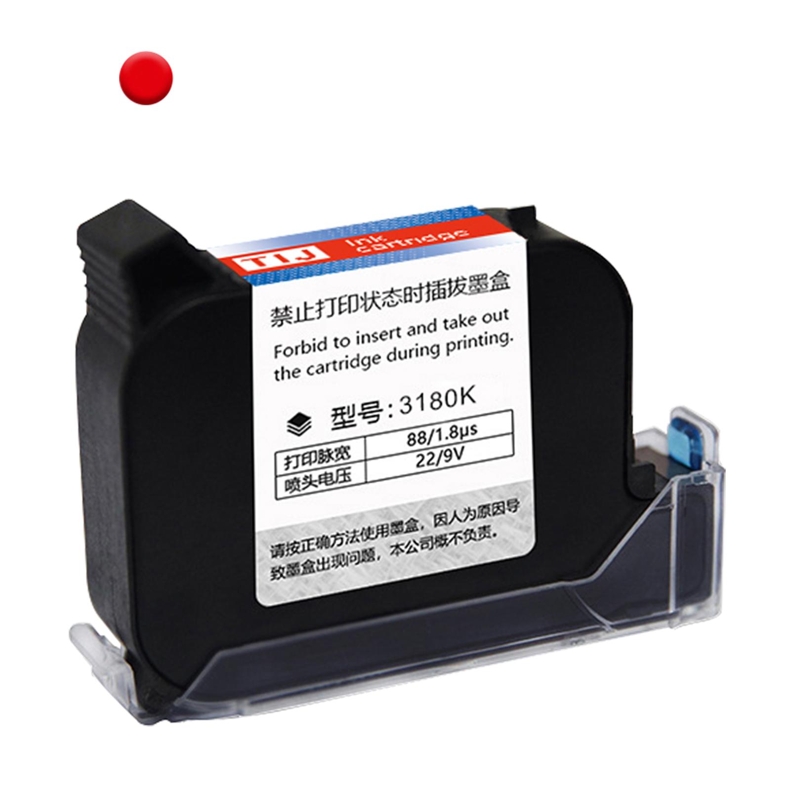 Ersatz-Tintenpatrone, schnelltrocknend, 45 ml, für Handheld-Tintenstrahldrucker MX3 M10 D10(Grün) 0 rot