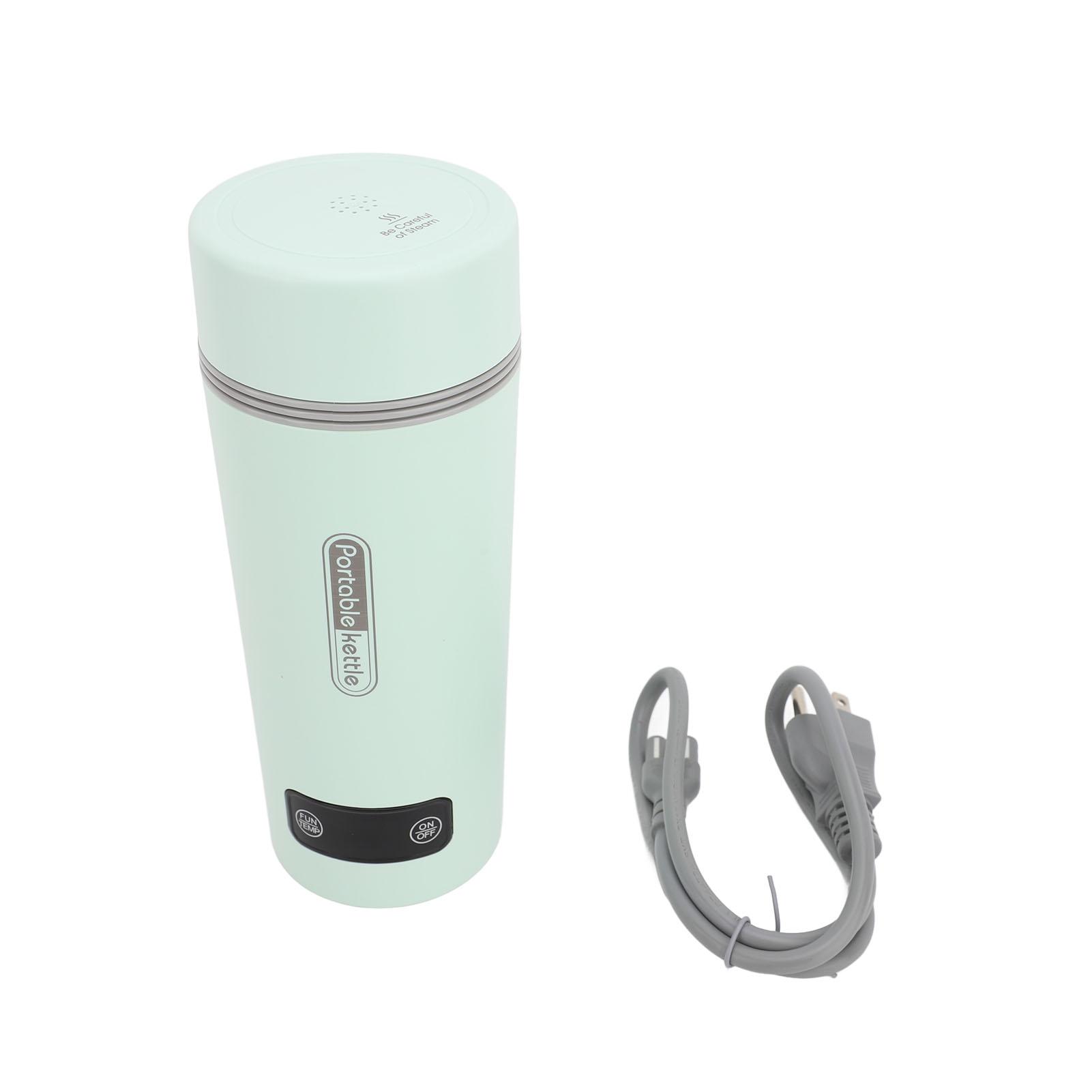 Reise-Wasserkocher Edelstahl 304 Temperaturregelung 350ml 300W Tragbarer Wasserkocher Light Green
