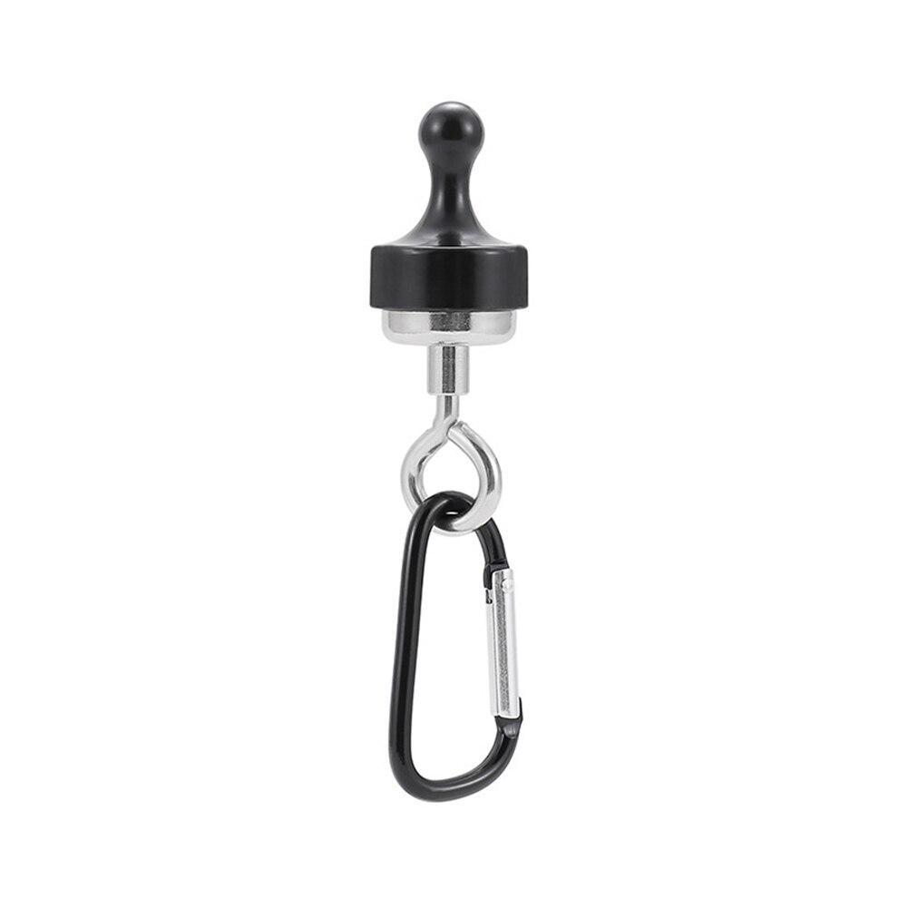Outdoor Camping Lichter Magnetische Haken Hängen Schnalle Haken Zelt Baldachin Karabiner Magnet Aufhänger Camping Baldachin Zubehör schwarz