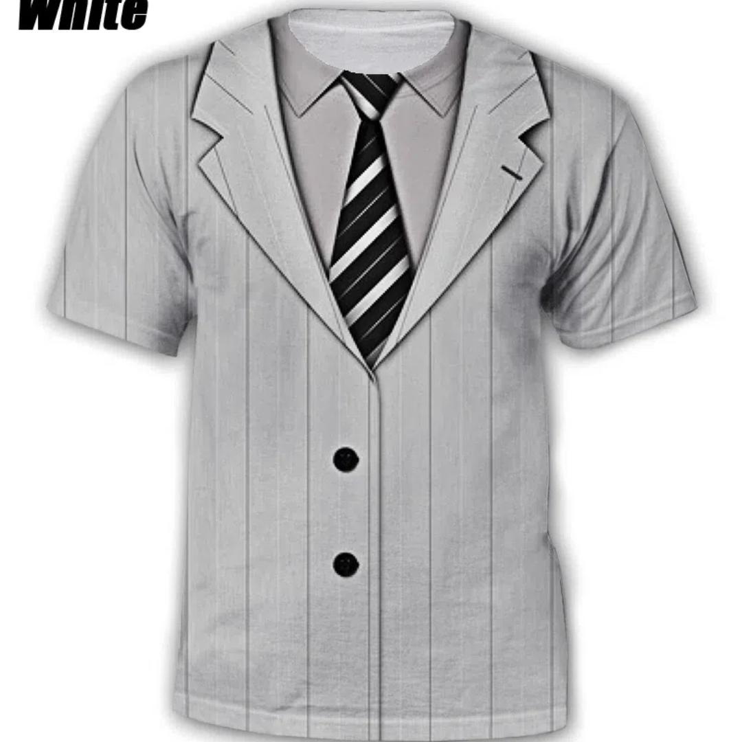 Sommer Neue Herrenmode Kurzarm Casual Kurzarm Persönlichkeit 3D Gedrucktes T-Shirt 5XL