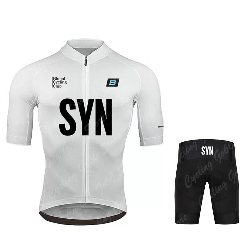 2026 SYN Herren Kurzarm Trikot Sommer Radsport Sets Mountainbike Shirt Atmungsaktive Fahrradbekleidung Ropa Ciclismo MTB Uniform S