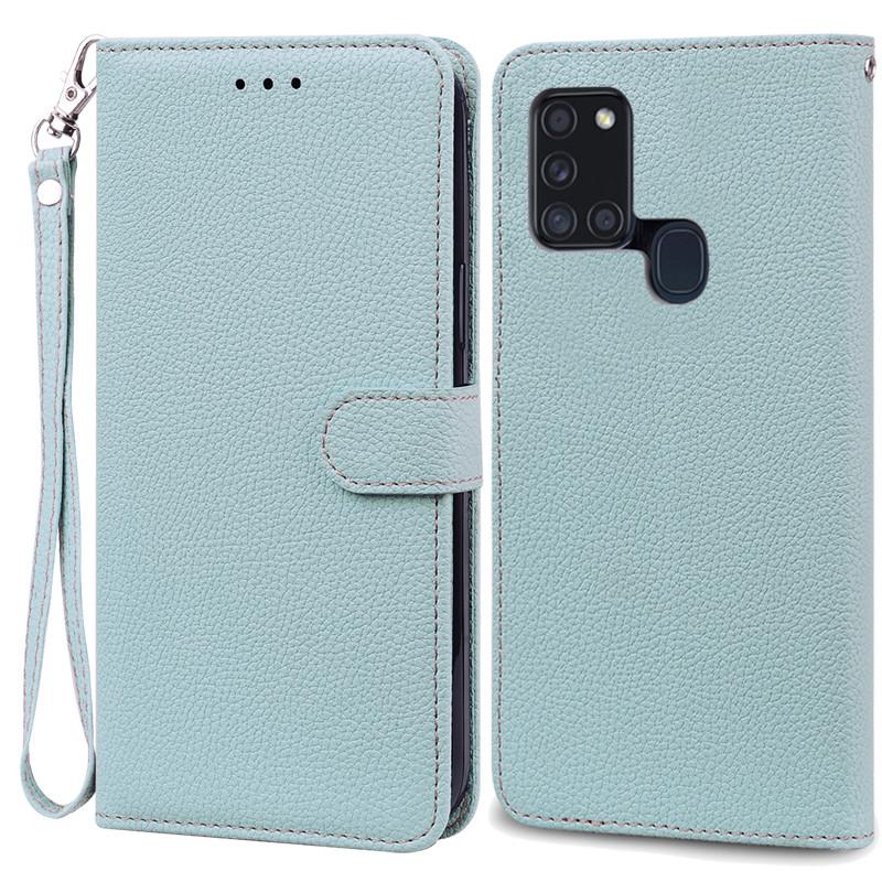 A21S Hülle Für Samsung Galaxy A21S Hülle Brieftasche Leder Flip Hülle Für Samsung A21S Hülle A 21s A217F Weiche Silikonhülle Fundas For Samsung A21S
