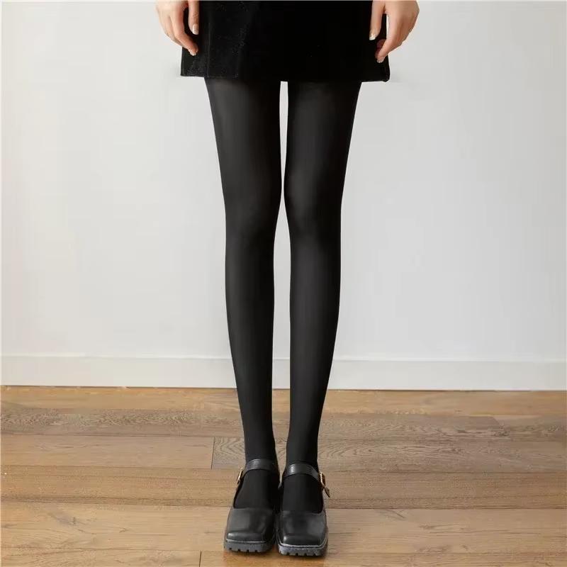 Rote Strumpfhosen für Damen, durchsichtige Strümpfe, schlanke, durchsichtige Dessous, Spitzen-Leggings, Winter-Strumpfhosen für Damen, Strümpfe mit Fuß, Nylon, rote Bodys, sexy Strumpfhosen One size schwarz