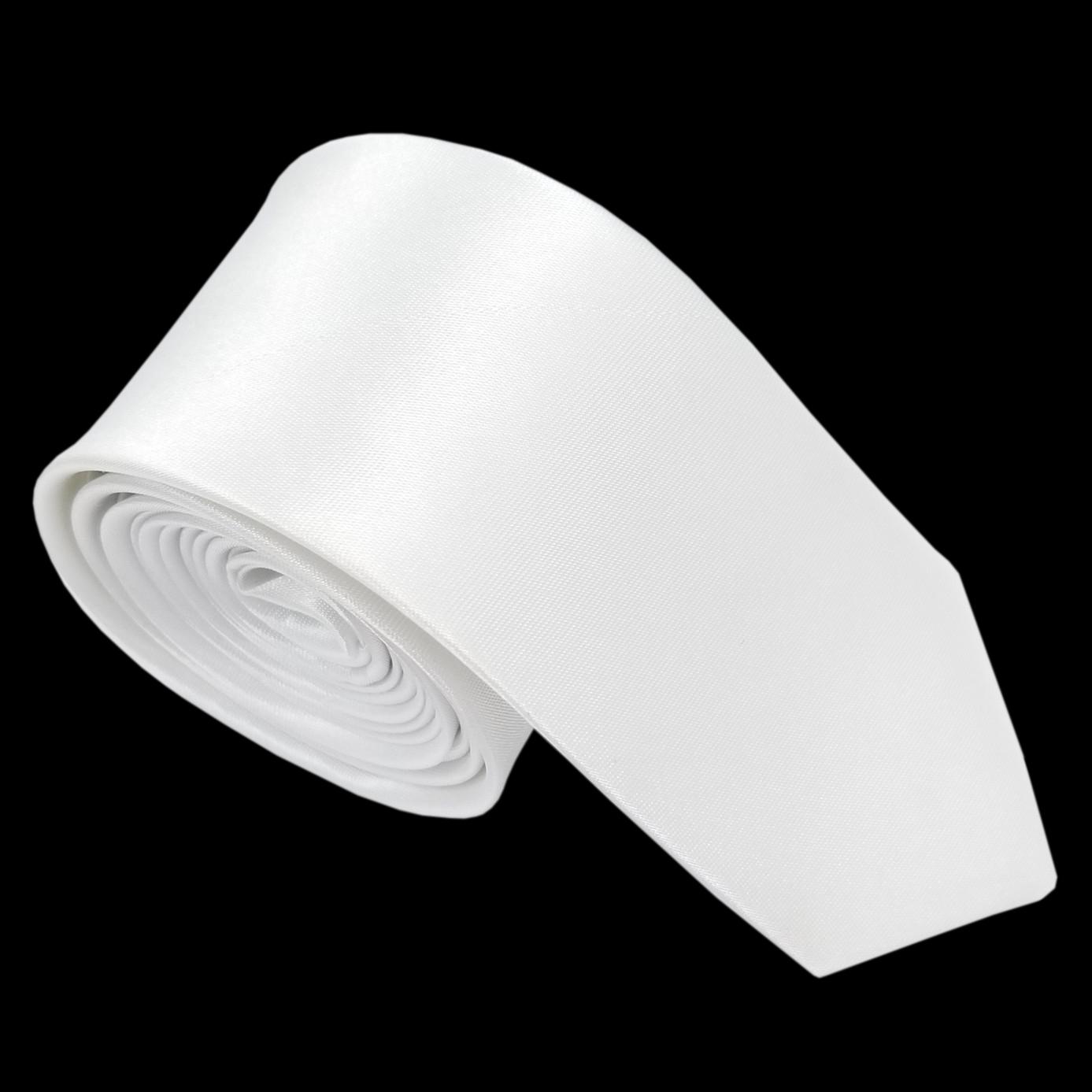 1PC Männer Anzug Krawatte Party Schlank Handgemachte Hochzeit 5cm Krawatte Norbow Krawatte Hemd Zubehör Satin Seide weiß