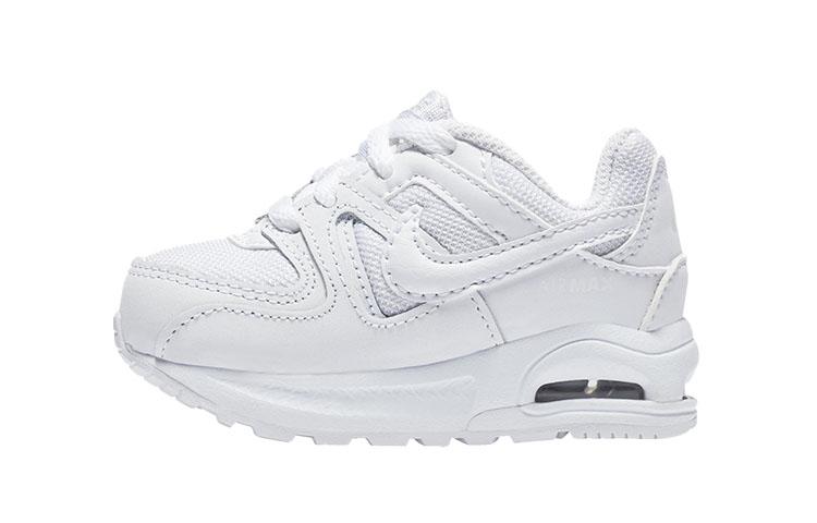 Nike Air Max Command Low-Top Kleinkindschuhe Weiß Kleinkind und Kleinkind 844348-101 27 white