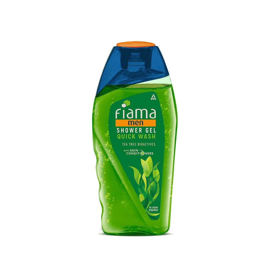Fiama Men Duschgel Quick Wash 250ml 1er-Pack Feuchtigkeitsspendendes Duschgel für weiche, erfrischte Haut green
