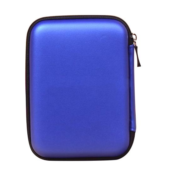 2,5 Zoll externe USB-Festplatte Tragetasche Tasche für SSD HDD blau