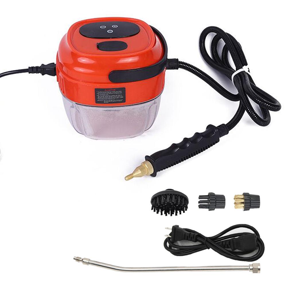 Dampfreiniger für die Dunstabzugshaube in der Küche zu Hause, Autoreinigung, schnelles Aufheizen, Hochtemperatur-Dampfreiniger US-plug orange