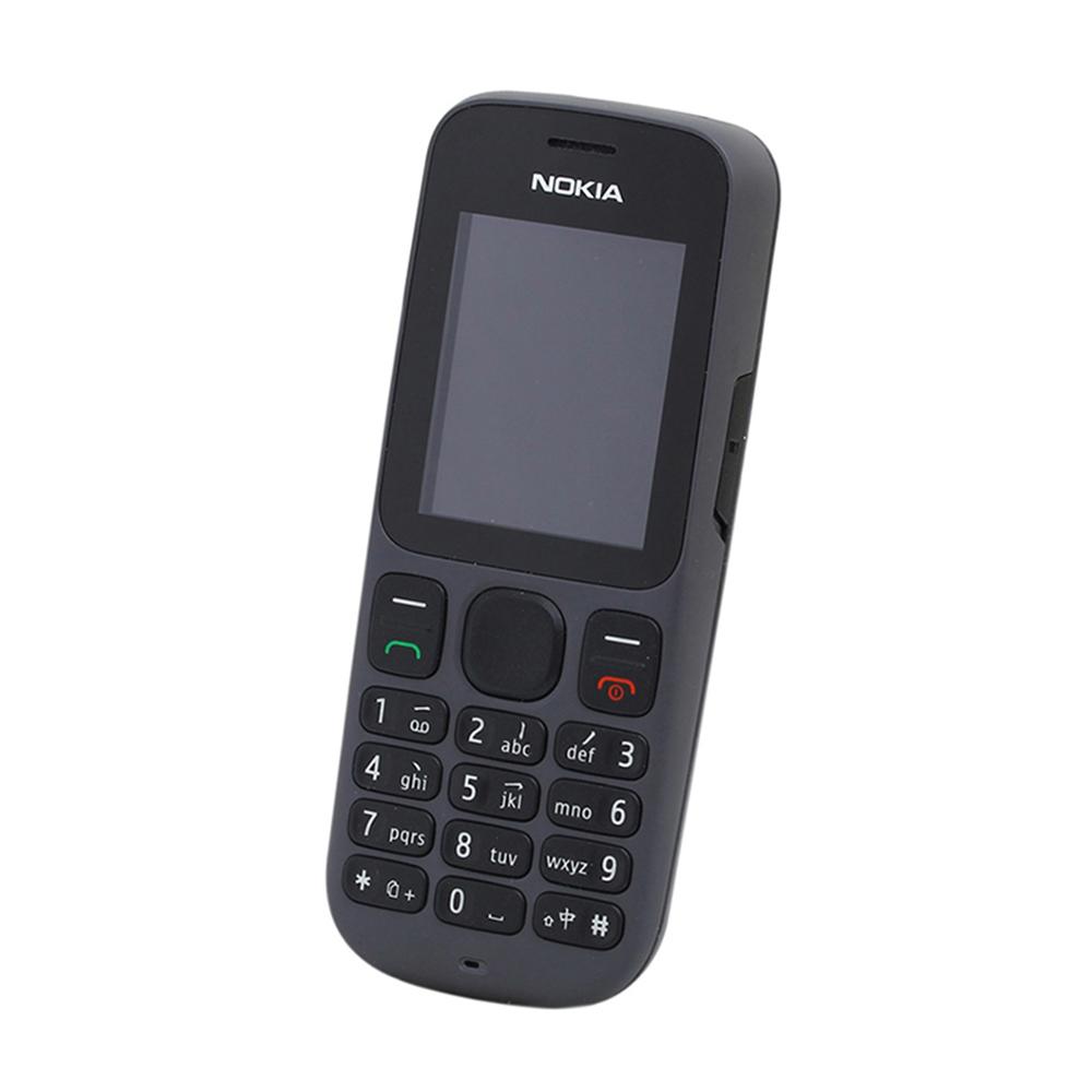Überholtes Original Nokia 101 (1010) 2G Dual-SIM-Mobiltelefon mit 2 SIM Simple set schwarz
