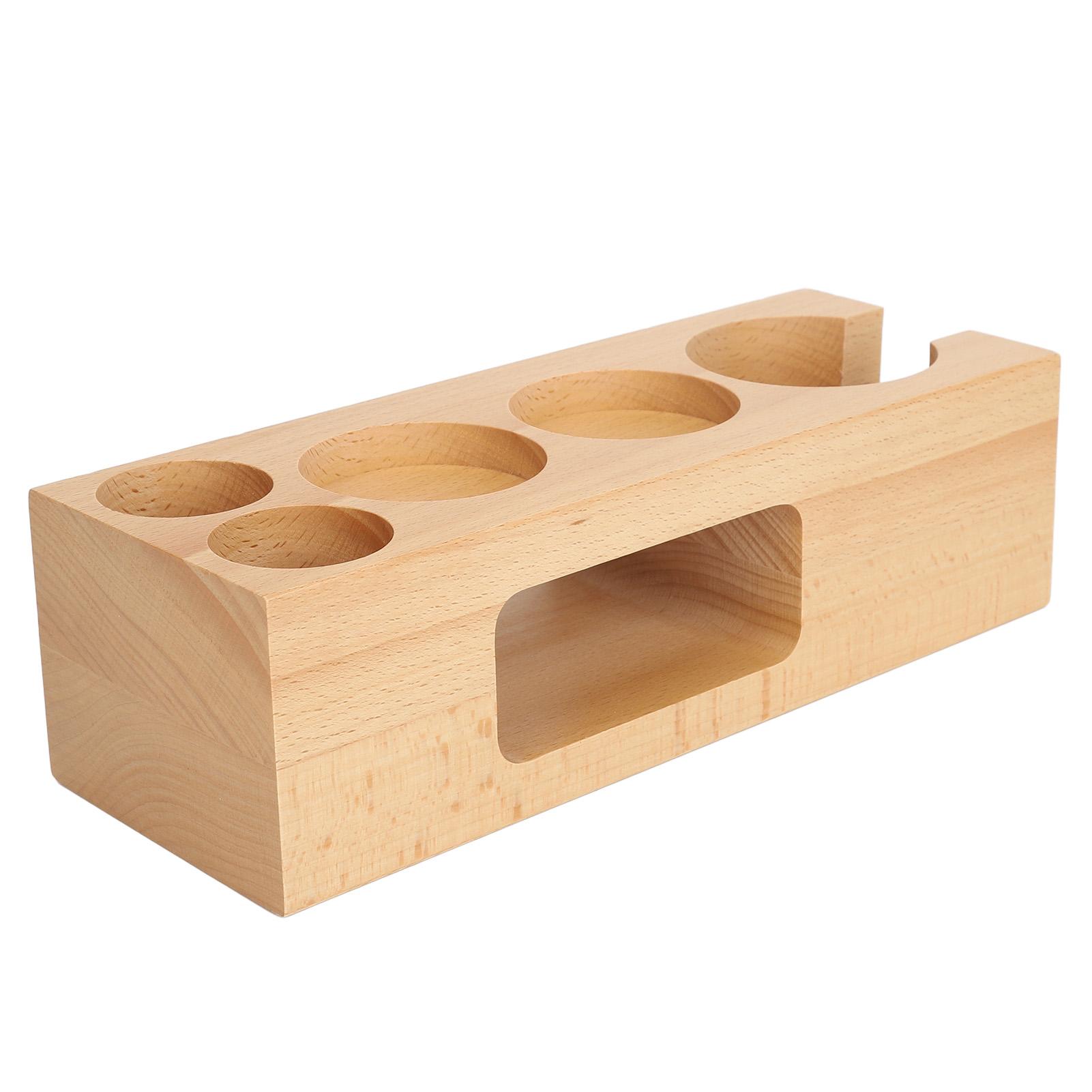 Kaffee Tamper Basis Multifunktions Buche Kaffee Distributor Tamping Station Zubehör für Kaffee