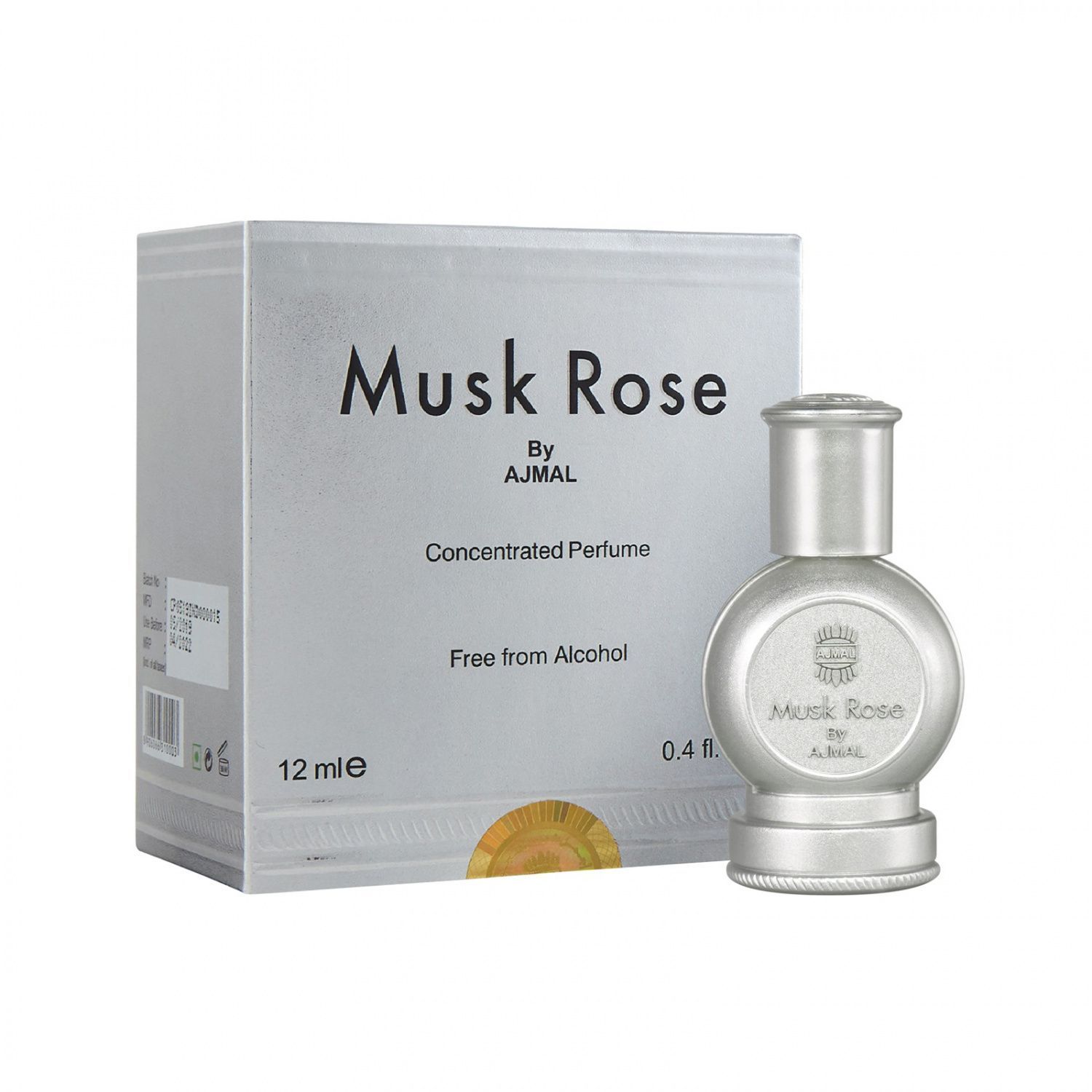 Konzentriertes Parfüm aus Moschus und Rose (12 ml), Konzentriertes Moschus-Rose-Parfüm, Ajmal-Parfüm