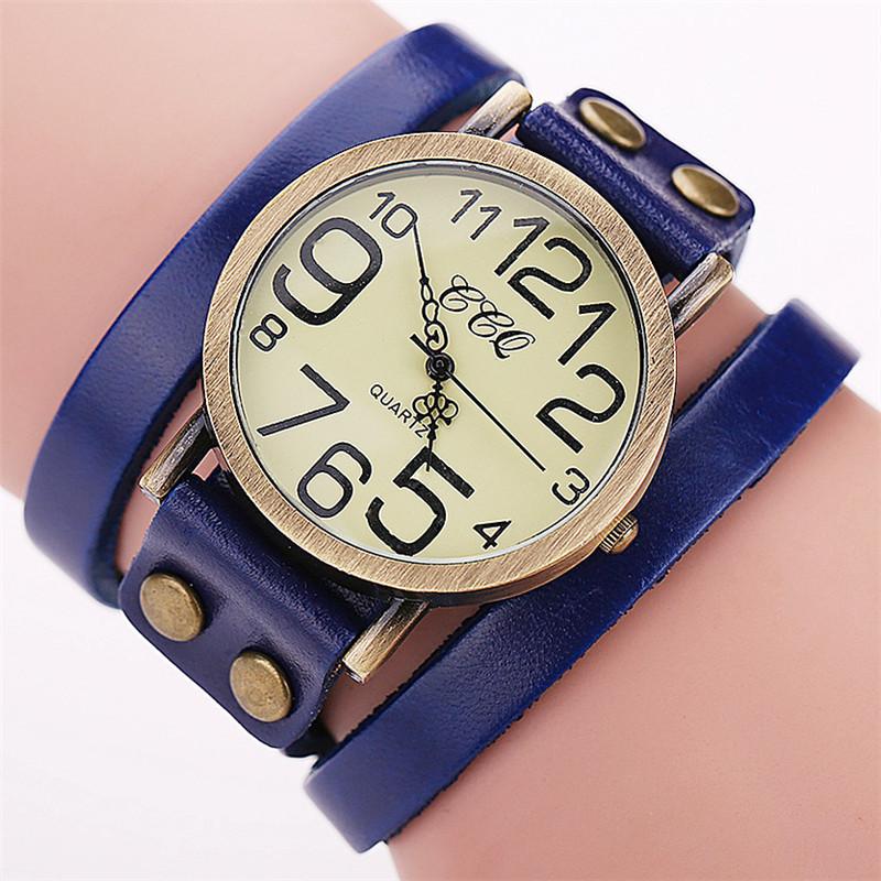 Hi Fashion Watch Luxus Damen Quarzuhr Wasserdichte Damenuhr Damen Armbanduhren blau