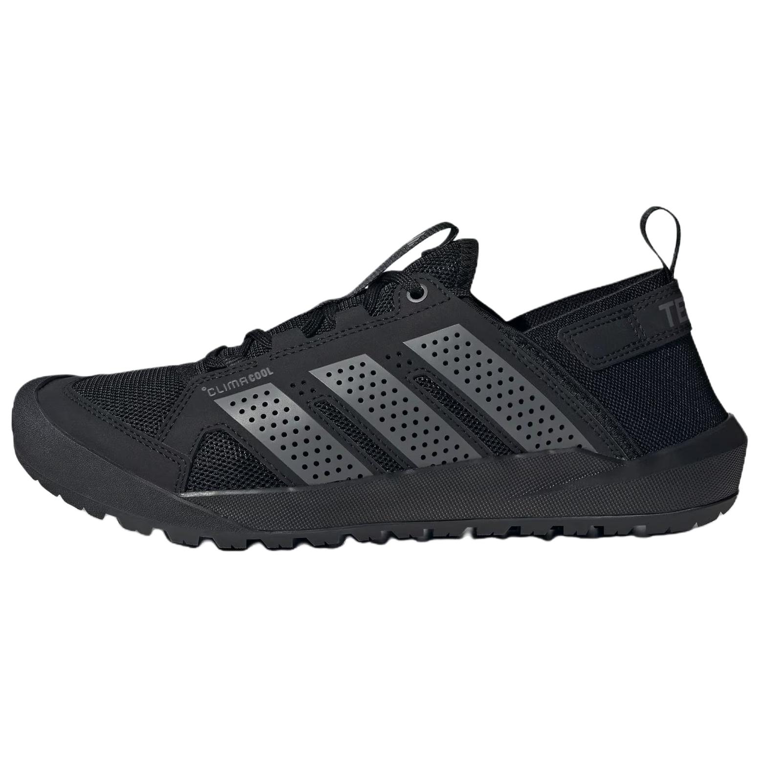 Adidas Daroga 25 Stoff Bequem Vielseitig Balance Low-Top Wanderschuhe Unisex Wanderschuhe Schwarz HQ9170 42⅔