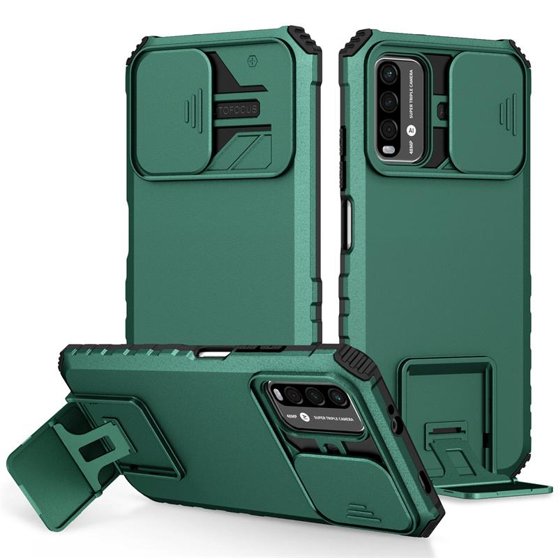 Für Xiaomi Poco M3 Hülle Kameraschutz Armor Handyhüllen Für Poco M 3 M3 Pro Pocophone M3Pro PocoM3 Schlanker Ständer Rückseite For Poco M3 Pro
