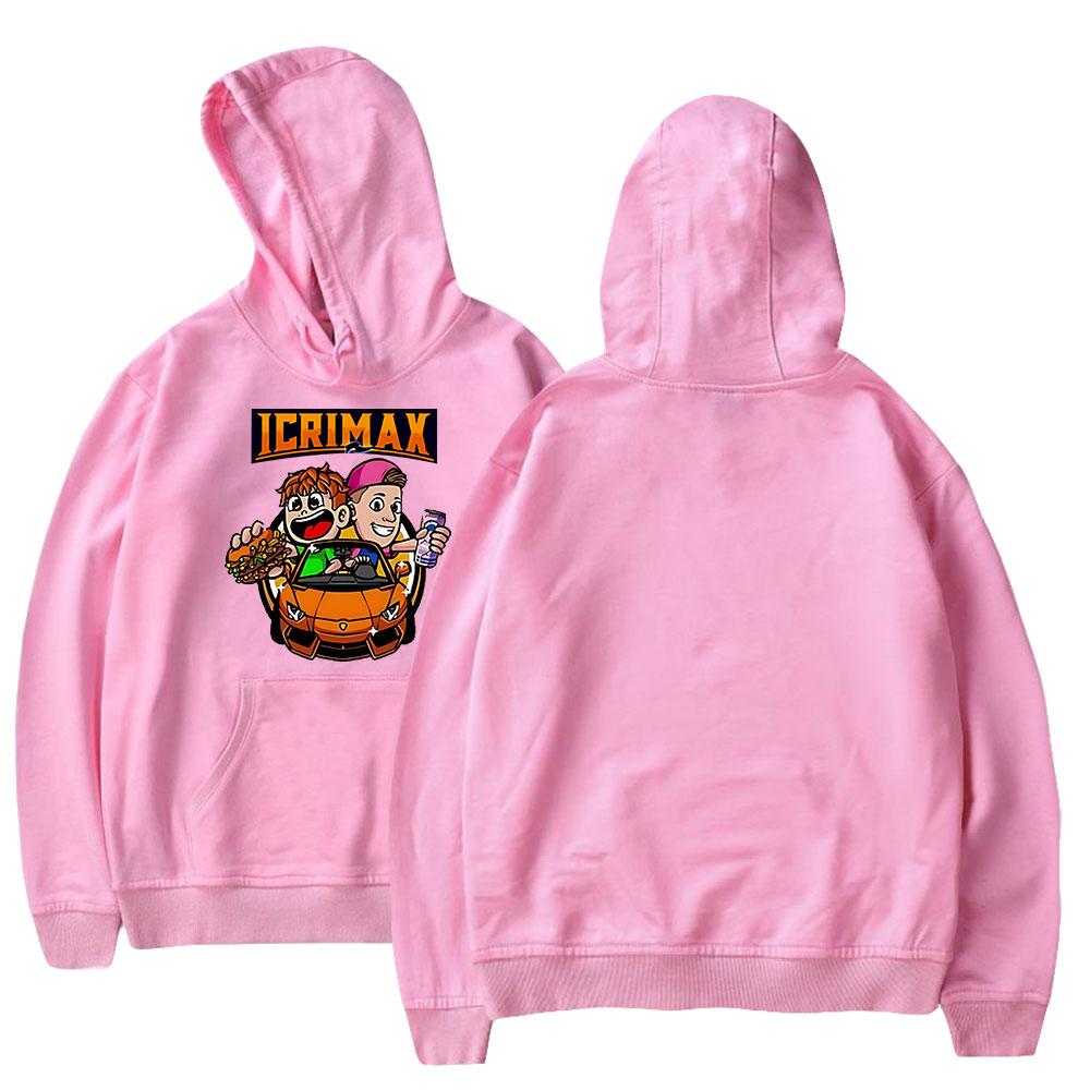 Neue Mode Icrimax Print Kleidung Streetwear Männer Hoodies Sweatshirt Mode Mit Kapuze Langarm Pullover Tops XXXL rosa