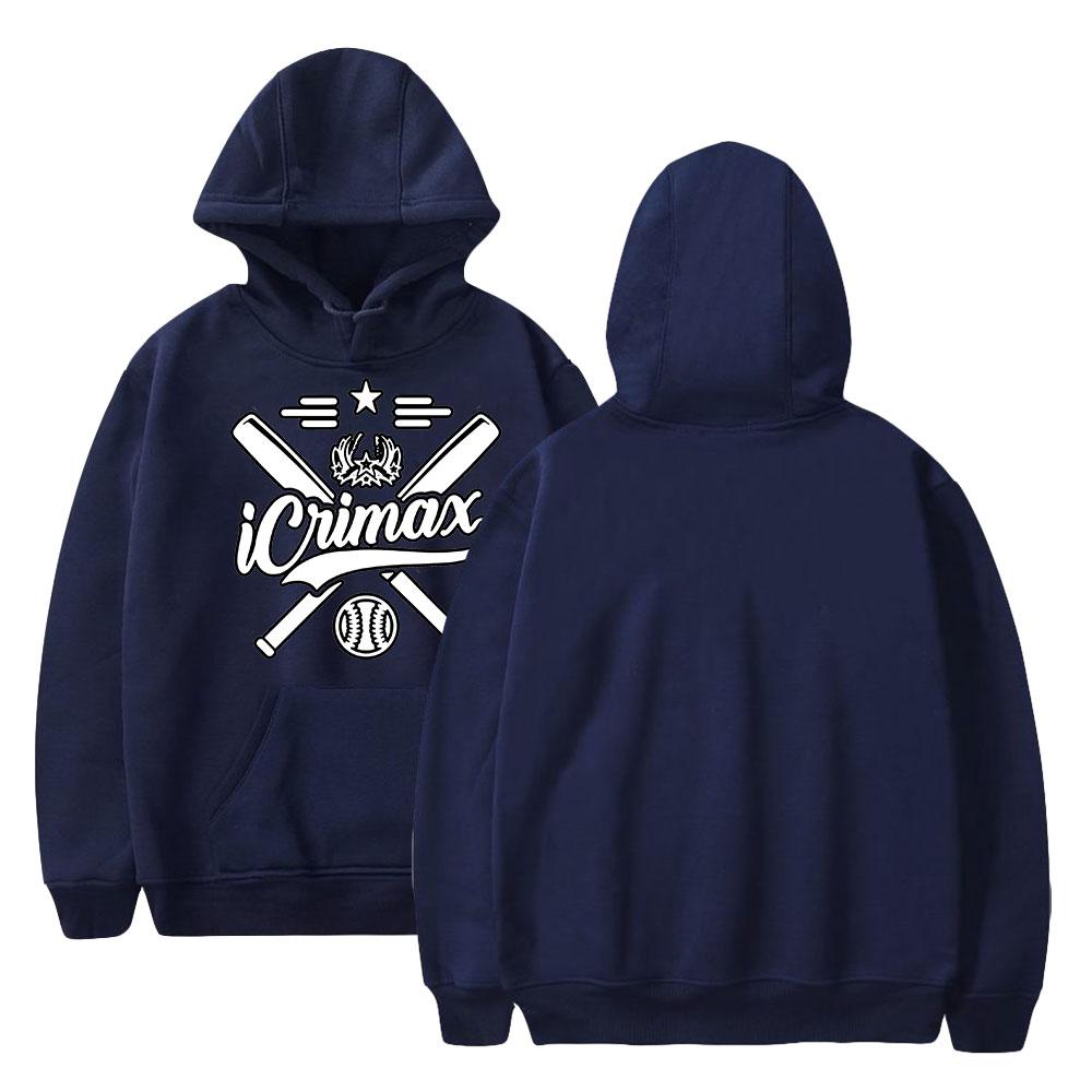Heiße Mode für Fans von Icrimax, grafisch bedrucktes Sweatshirt, Outdoor-Sport, Cosplay-Pullover, Kapuzenpullover, Cosplay-Kostüm S navy blau