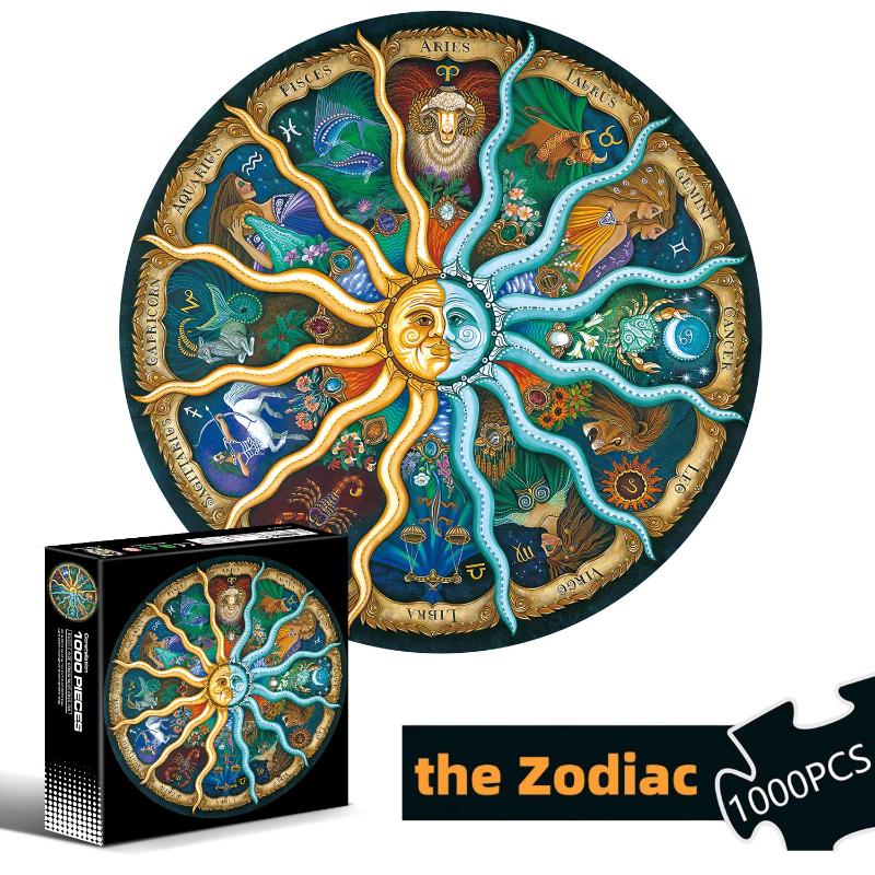 Erwachsenen Puzzle Puzzle Spiel 1000 Planet Mond Erde Puzzle Herausforderungsspiel Lernpuzzle Weltraumflugzeug Puzzle Schwierigkeitsgrad Spielzeug beige