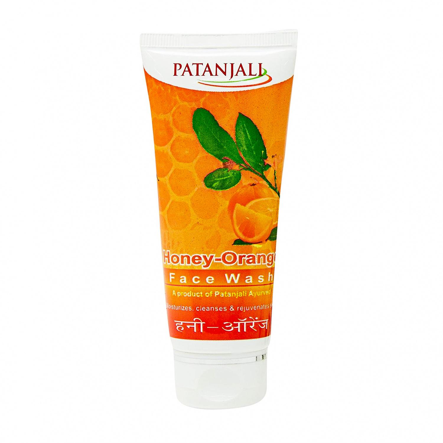 Gel zum Waschen mit Honig und Orange (60 gr), Honig-Orangen-Gesichtsreinigung Patanjali 5.3625
