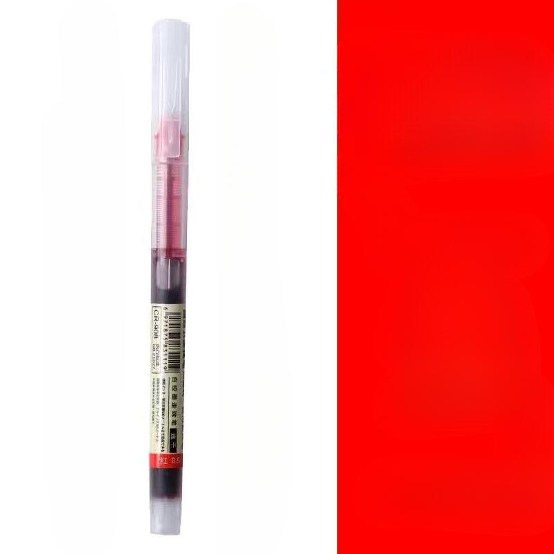 10-1 Teile/satz Hohe Qualität Nadel Typ Gel Stifte Gerade Flüssigkeit Kugelschreiber Kawaii Schreibwaren Schule Bürobedarf Schreiben 1Pcs rot