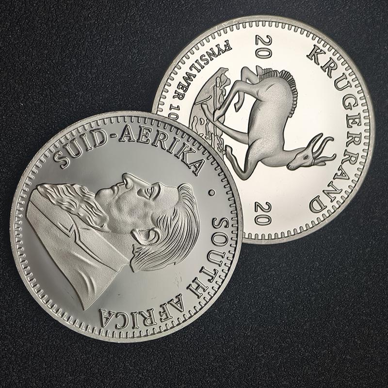 Versilberte Südafrika Krugerrand Gedenkmünze 2020-2024